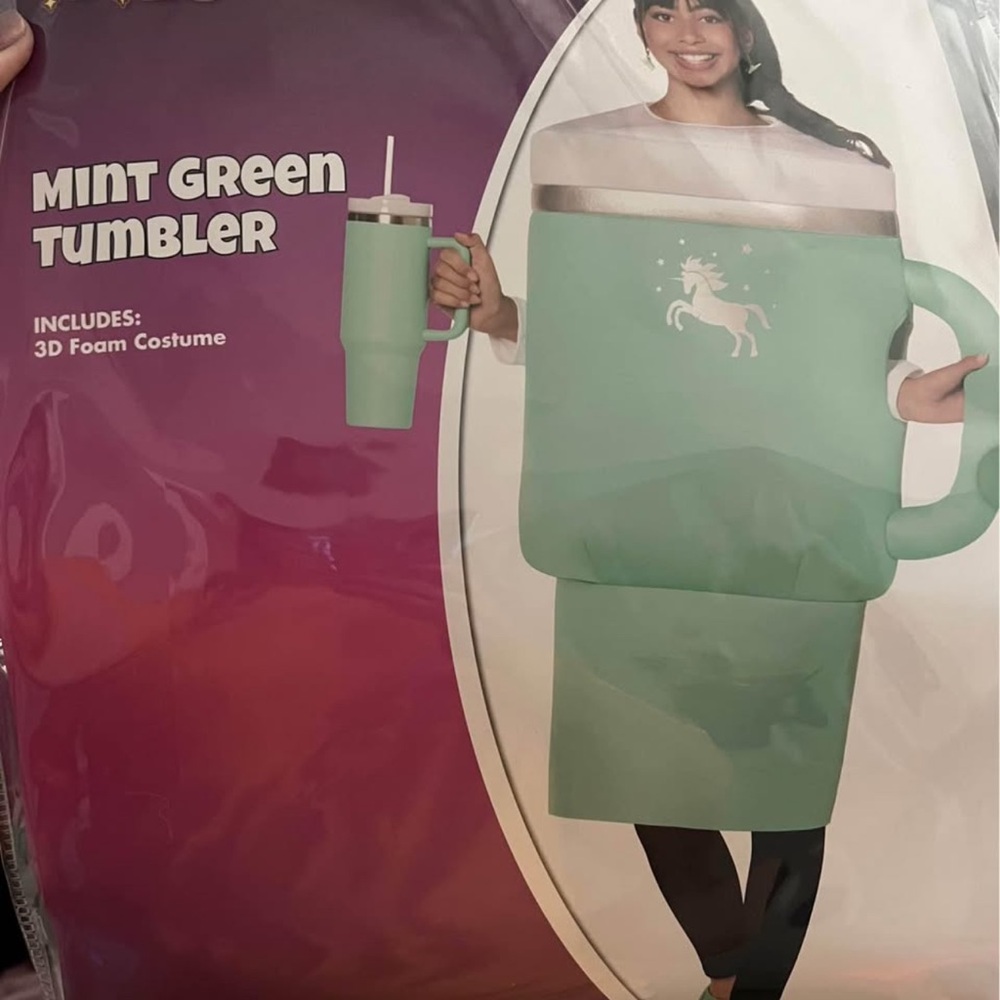 Mint Green Tumbler Costume